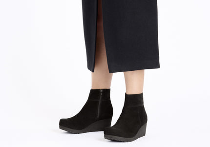 BIRKENSTOCK EBBA SUEDE LEATHER WOMEN BOOTS