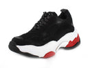 Black Combo Red Whit