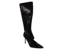 Black Crinkle Patent