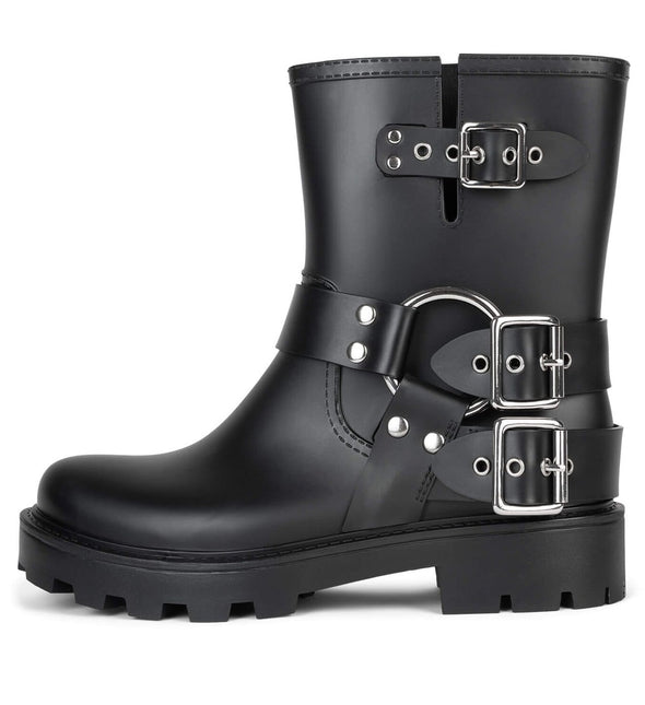 JEFFREY CAMPBELL CONTROLLER WOMEN RAIN BOOTS