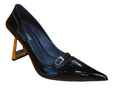 Black Patent Gold