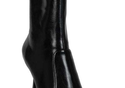 JEFFREY CAMPBELL VISIONARY WOMEN BOOTS - Black Shiney
