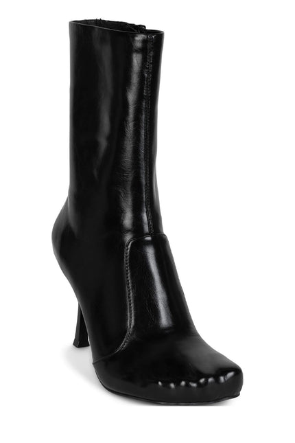 JEFFREY CAMPBELL VISIONARY WOMEN BOOTS - Black Shiney