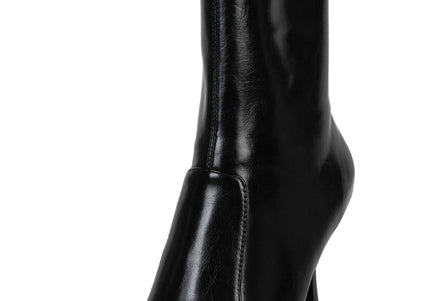 JEFFREY CAMPBELL VISIONARY WOMEN BOOTS - Black Shiney