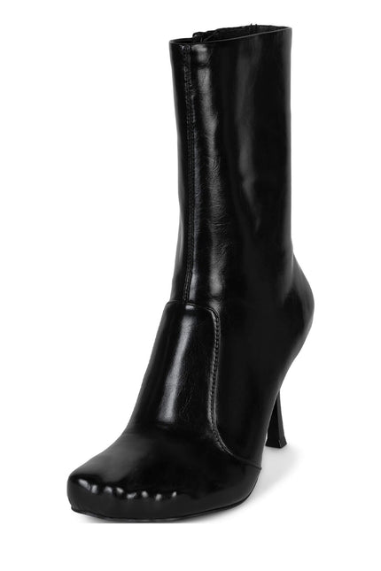 JEFFREY CAMPBELL VISIONARY WOMEN BOOTS - Black Shiney