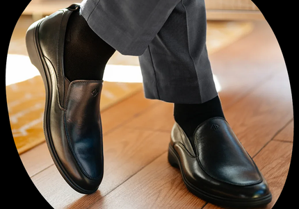 AMBERJACK MEN DRESS SOCKS Obsidian
