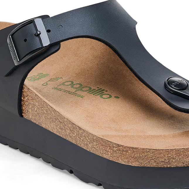 BIRKENSTOCK GIZEH FLEX PLATFORM VEGAN BIRKO-FLOR WOMEN SANDALS