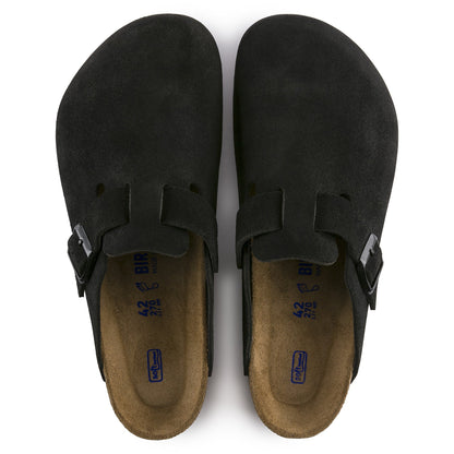 BIRKENSTOCK BOSTON SOFT FOOTBED SUEDE LEATHER