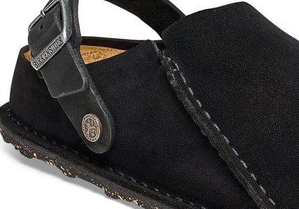 BIRKENSTOCK BIRKENSTOCK LUTRY PREMIUM SUEDE SUEDE LEATHER UNISEX CLOGS