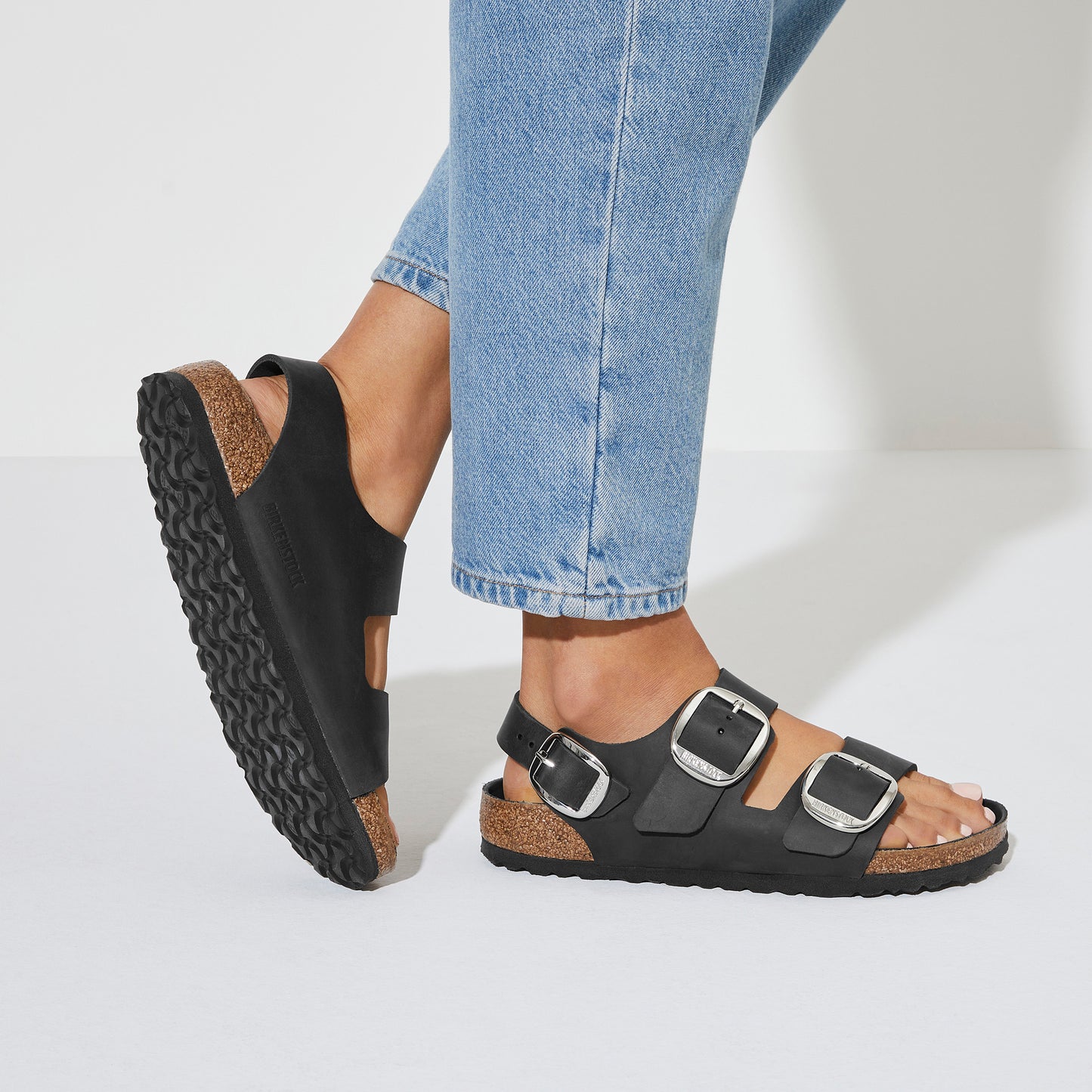 BIRKENSTOCK MILANO BIG BUCKLE OILED LEATHER