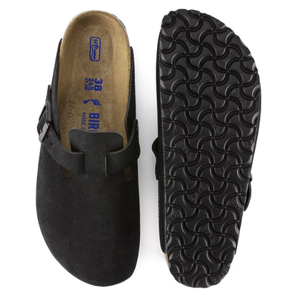 BIRKENSTOCK BOSTON SOFT FOOTBED SUEDE LEATHER