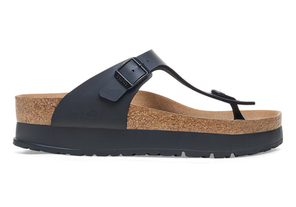 BIRKENSTOCK GIZEH FLEX PLATFORM VEGAN BIRKO-FLOR WOMEN SANDALS