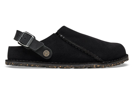BIRKENSTOCK BIRKENSTOCK LUTRY PREMIUM SUEDE SUEDE LEATHER UNISEX CLOGS
