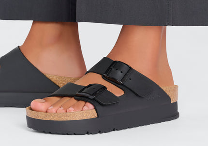 BIRKENSTOCK ARIZONA FLEX PLATFORM VEGAN BIRKO-FLOR