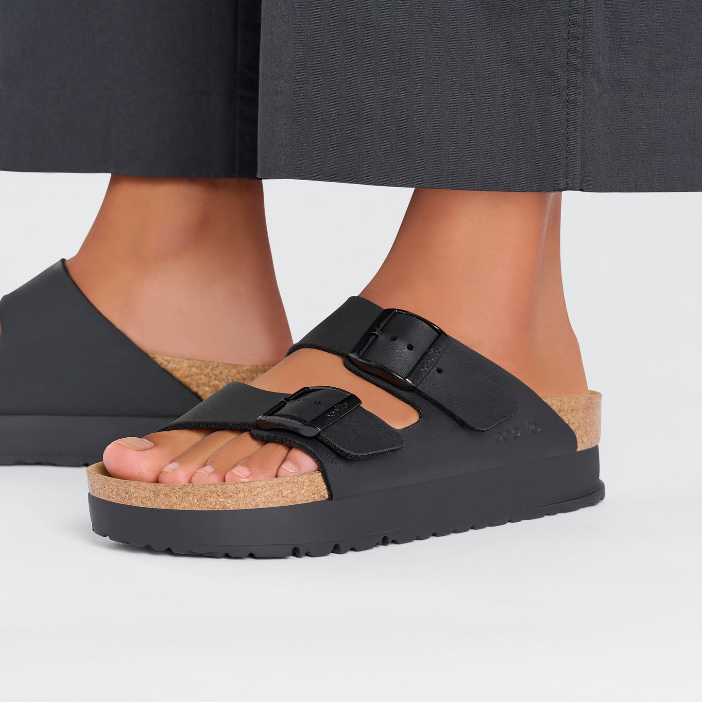 BIRKENSTOCK ARIZONA FLEX PLATFORM VEGAN BIRKO-FLOR