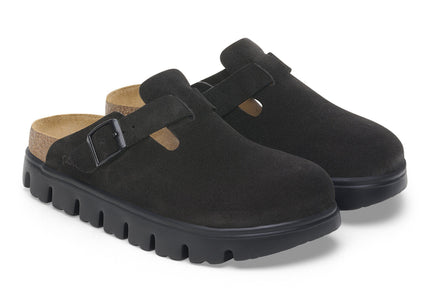 BIRKENSTOCK BOSTON CHUNKY SUEDE LEATHER WOMEN CLOGS