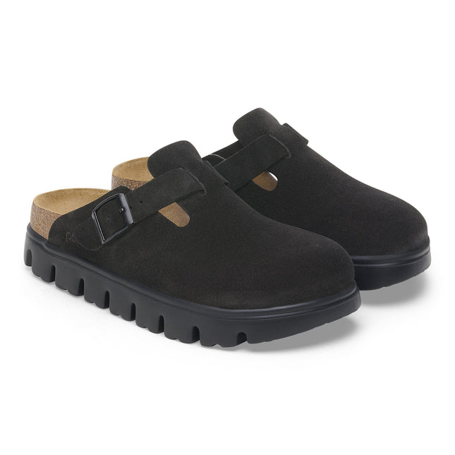 BIRKENSTOCK BOSTON CHUNKY SUEDE LEATHER WOMEN CLOGS