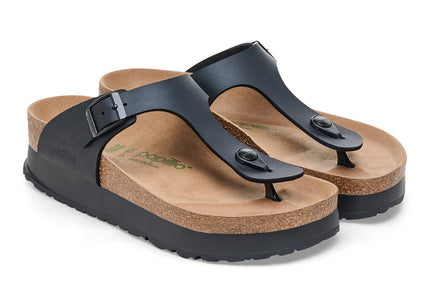 BIRKENSTOCK GIZEH FLEX PLATFORM VEGAN BIRKO-FLOR WOMEN SANDALS