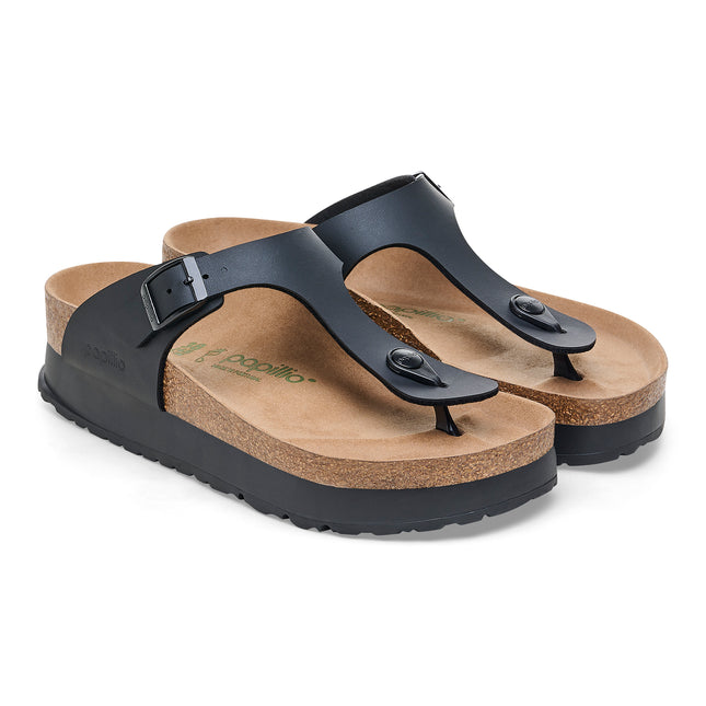 BIRKENSTOCK GIZEH FLEX PLATFORM VEGAN BIRKO-FLOR WOMEN SANDALS