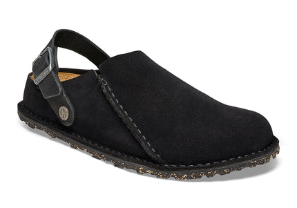 BIRKENSTOCK BIRKENSTOCK LUTRY PREMIUM SUEDE SUEDE LEATHER UNISEX CLOGS