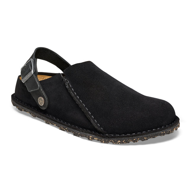 BIRKENSTOCK BIRKENSTOCK LUTRY PREMIUM SUEDE SUEDE LEATHER UNISEX CLOGS
