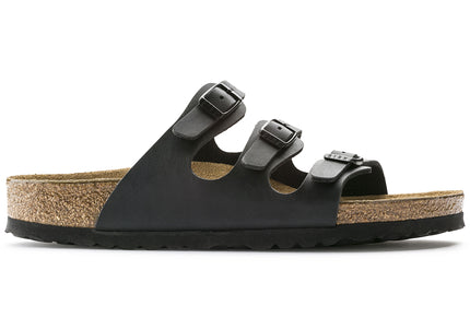 BIRKENSTOCK FLORIDA SOFT FOOTBED BIRKO-FLOR WOMEN SANDALS - Black Regular