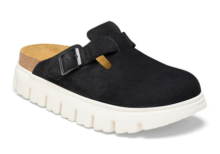 BIRKENSTOCK BOSTON CHUNKY SUEDE LEATHER WOMEN CLOGS