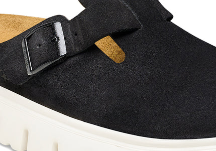 BIRKENSTOCK BOSTON CHUNKY SUEDE LEATHER WOMEN CLOGS