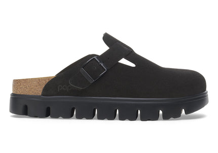 BIRKENSTOCK BOSTON CHUNKY SUEDE LEATHER WOMEN CLOGS