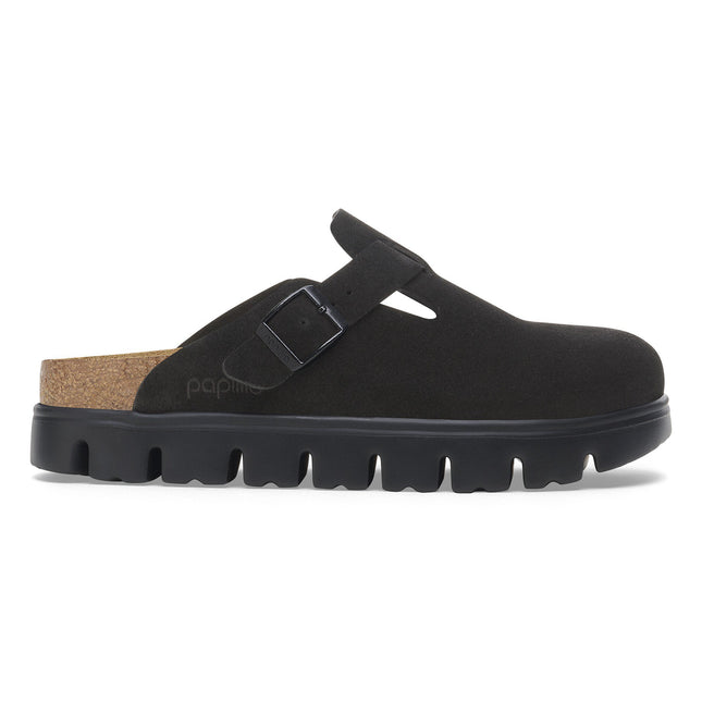 BIRKENSTOCK BOSTON CHUNKY SUEDE LEATHER WOMEN CLOGS