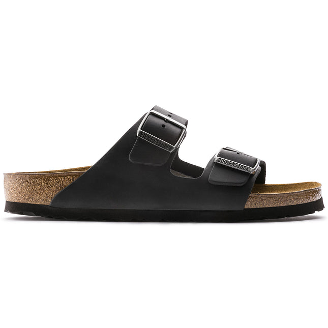 BIRKENSTOCK ARIZONA SOFT FOOTBEDOILED LEATHER UNISEX SANDALS