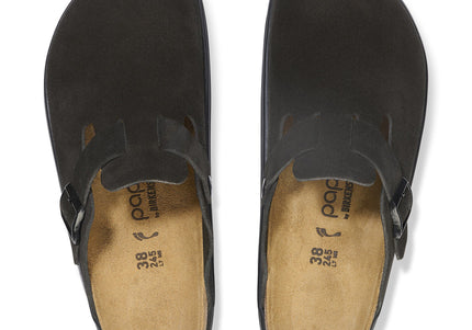 BIRKENSTOCK BOSTON CHUNKY SUEDE LEATHER WOMEN CLOGS