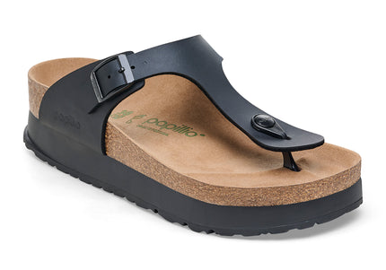 BIRKENSTOCK GIZEH FLEX PLATFORM VEGAN BIRKO-FLOR WOMEN SANDALS