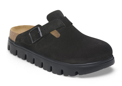 BIRKENSTOCK BOSTON CHUNKY SUEDE LEATHER WOMEN CLOGS