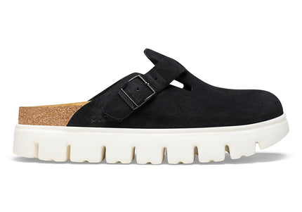 BIRKENSTOCK BOSTON CHUNKY SUEDE LEATHER WOMEN CLOGS