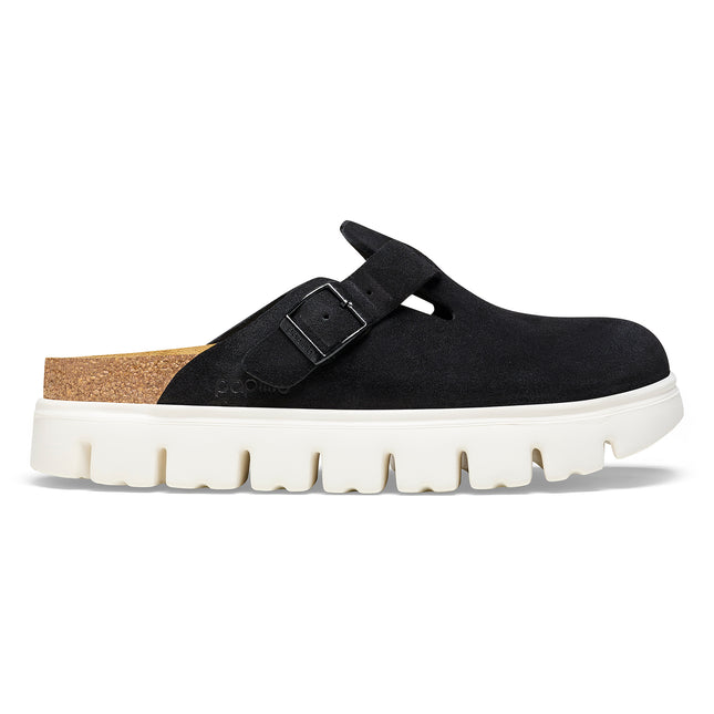 BIRKENSTOCK BOSTON CHUNKY SUEDE LEATHER WOMEN CLOGS