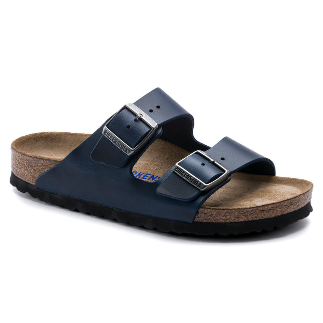 BIRKENSTOCK ARIZONA SOFT FOOTBED OILED LEATHER UNISEX SANDALS