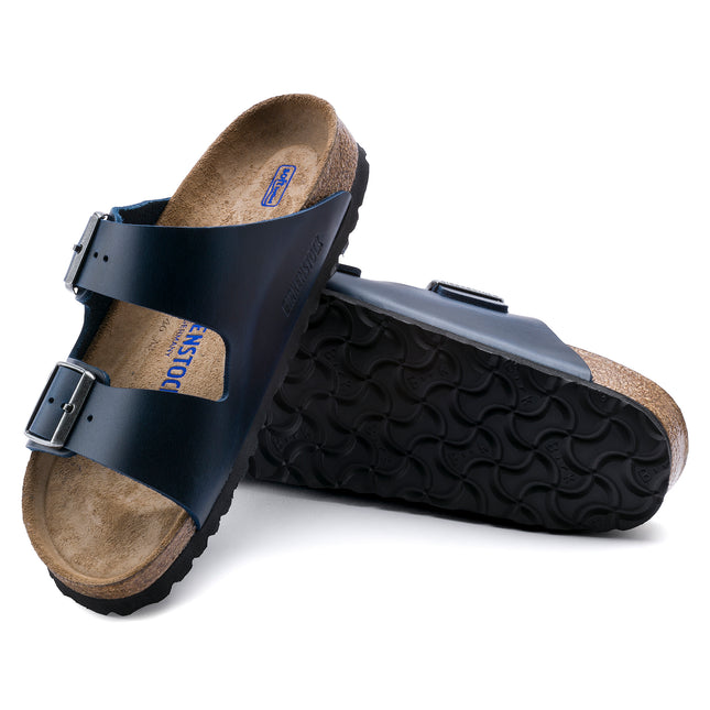 BIRKENSTOCK ARIZONA SOFT FOOTBED OILED LEATHER UNISEX SANDALS