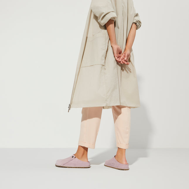BIRKENSTOCK ZERMATT SUEDE LEATHER WOMEN CLOGS