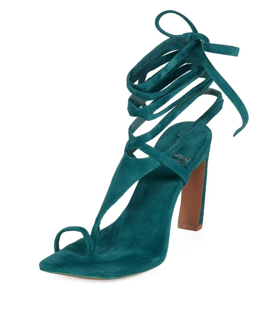 JEFFREY CAMPBELL BON-BON Women Heels - Turquoise Suede