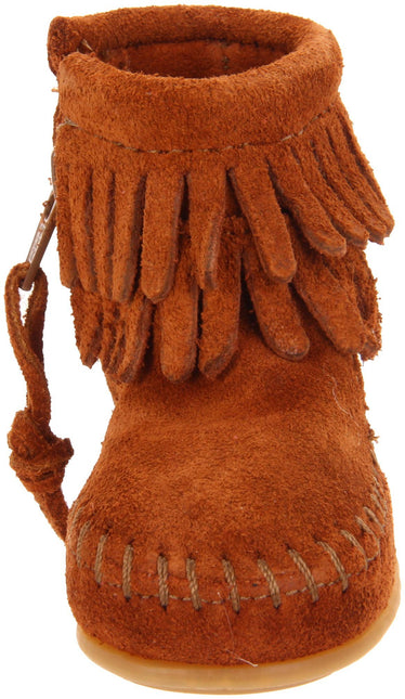 MINNETONKA KIDS DOUBLE FRINGE KIDS BOOTS