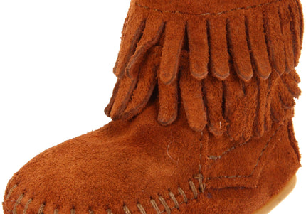 MINNETONKA KIDS DOUBLE FRINGE KIDS BOOTS