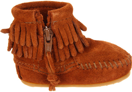 MINNETONKA KIDS DOUBLE FRINGE KIDS BOOTS