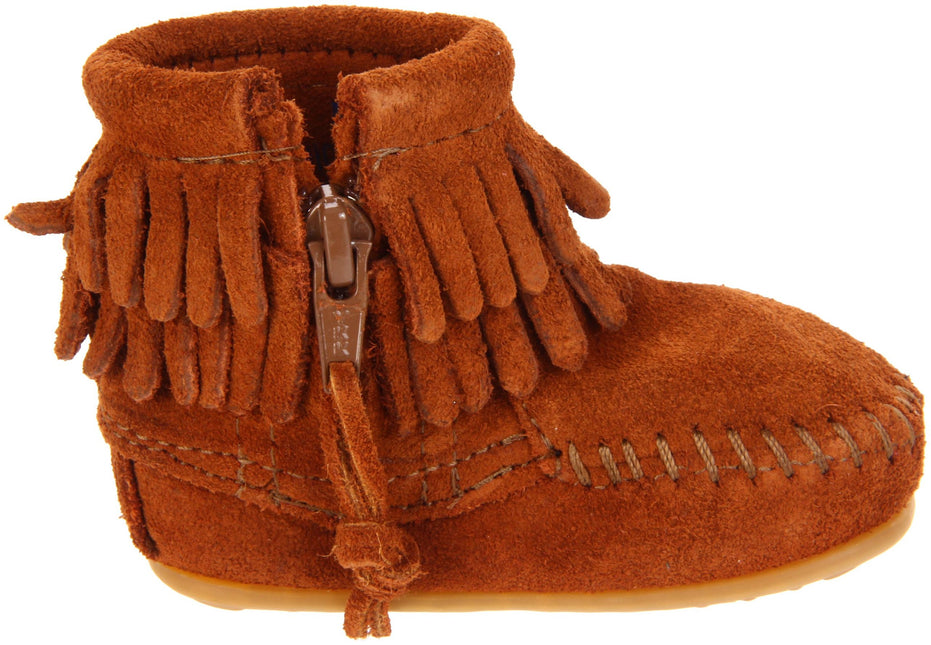 MINNETONKA KIDS DOUBLE FRINGE KIDS BOOTS