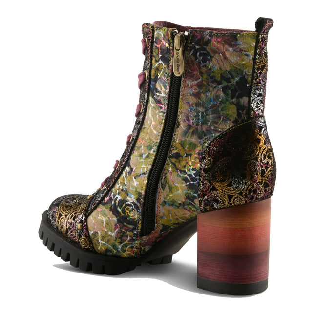 L'ARTISTE BUTOFCOURSE WOMEN BOOTS - Bordeaux Multi