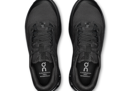 ON CLOUDSURFER TRAIL 2 WP WOMEN SNEAKERS - Black/Black