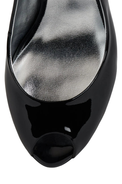 JEFFREY CAMPBELL CHARIS Women Heels - Black Patent Silver