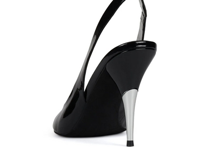 JEFFREY CAMPBELL CHARIS Women Heels - Black Patent Silver