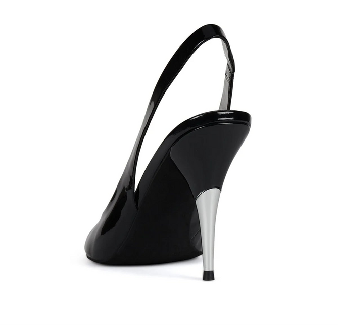 JEFFREY CAMPBELL CHARIS Women Heels - Black Patent Silver