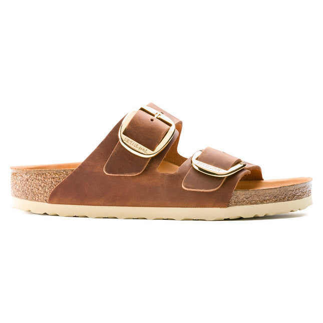 BIRKENSTOCK ARIZONA BIG BUCKLE OILED LEATHER WOMEN SANDALS